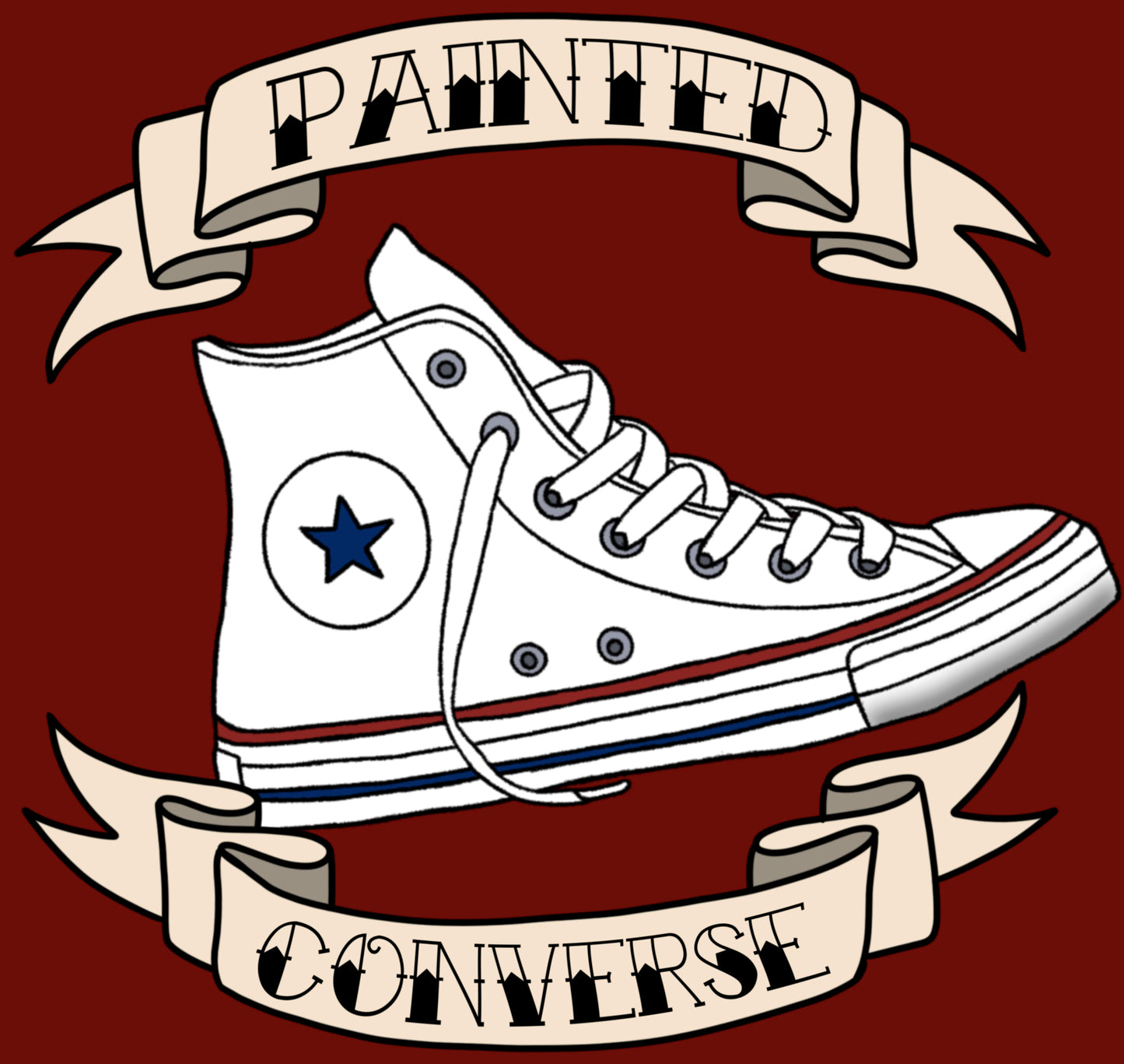 Men’s Painted Converse